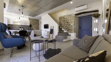 TV, fireplace, DVD player