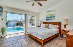 4 bedrooms, iron/ironing board, internet
