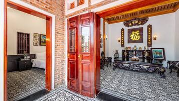 Deluxe Double Room, Courtyard Area | Terrace/patio