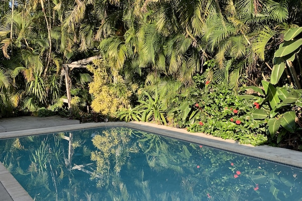 Udendørs pool, opvarmet pool