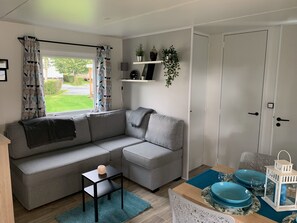 TV, DVD player, stereo