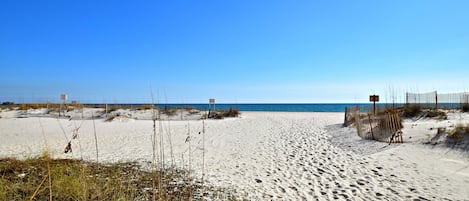 Aan het strand