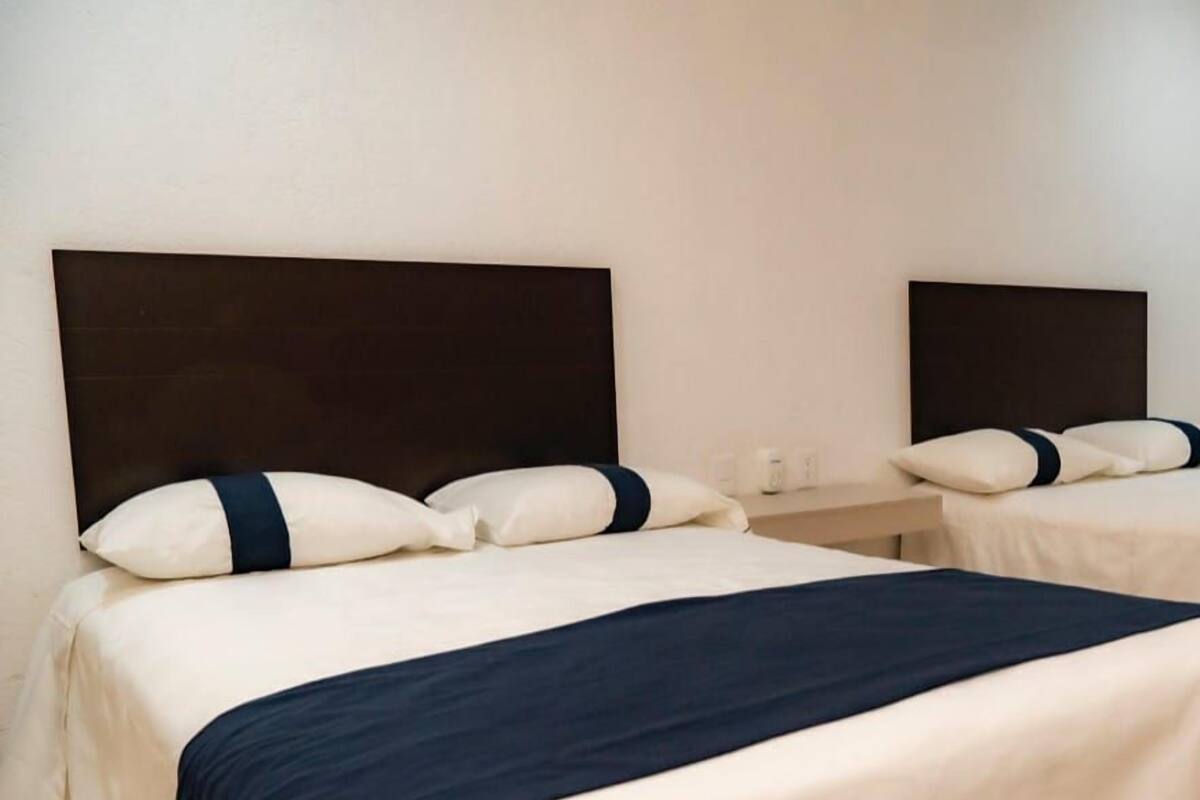 Standard Double Room, 2 Double Beds, Ensuite, Garden View | Desk, laptop workspace, blackout drapes, iron/ironing board (on request)