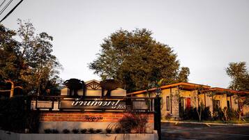 Front of property – evening/night