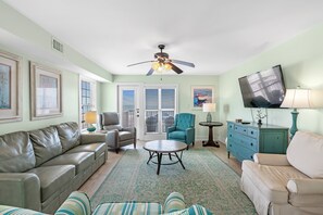 Smart TV, DVD player - 🥳 Early Bird Sale! 🥰 Beach Axis. Fab beachfront 10BR duplex. Sleeps 36. Pool! Location! (Gulf Shores)