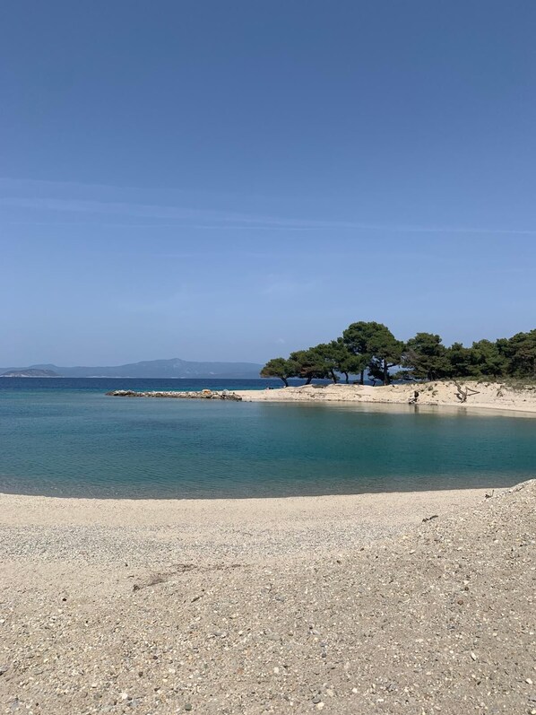 Liegestühle, Strandtücher