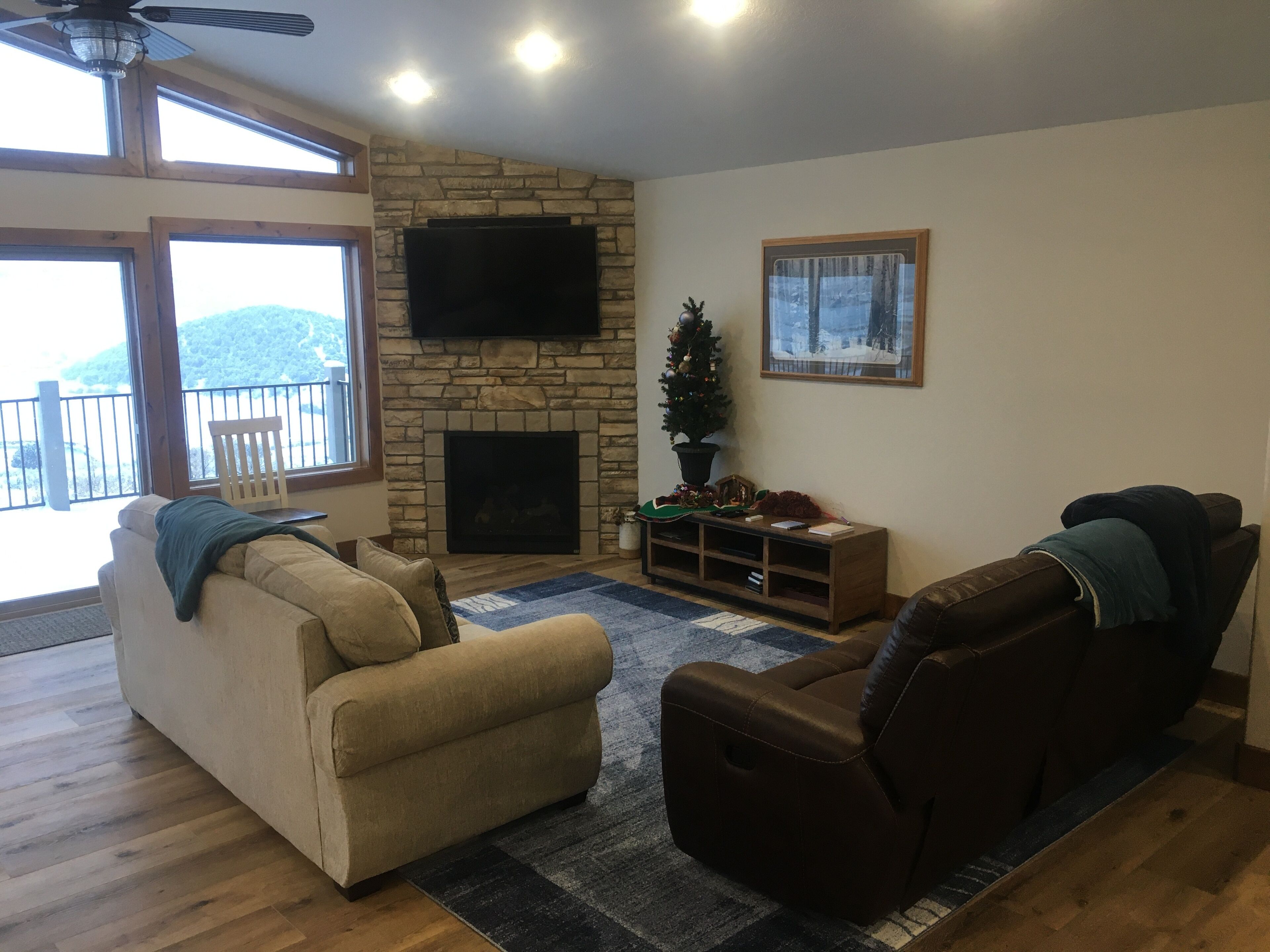 智能電視、壁爐、乒乓球設施、書籍