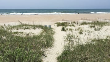On the beach
