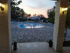Outdoor pool - ALYKES FAMILY RESORT 2 BEDROOMS No2 (LEFKIMI)