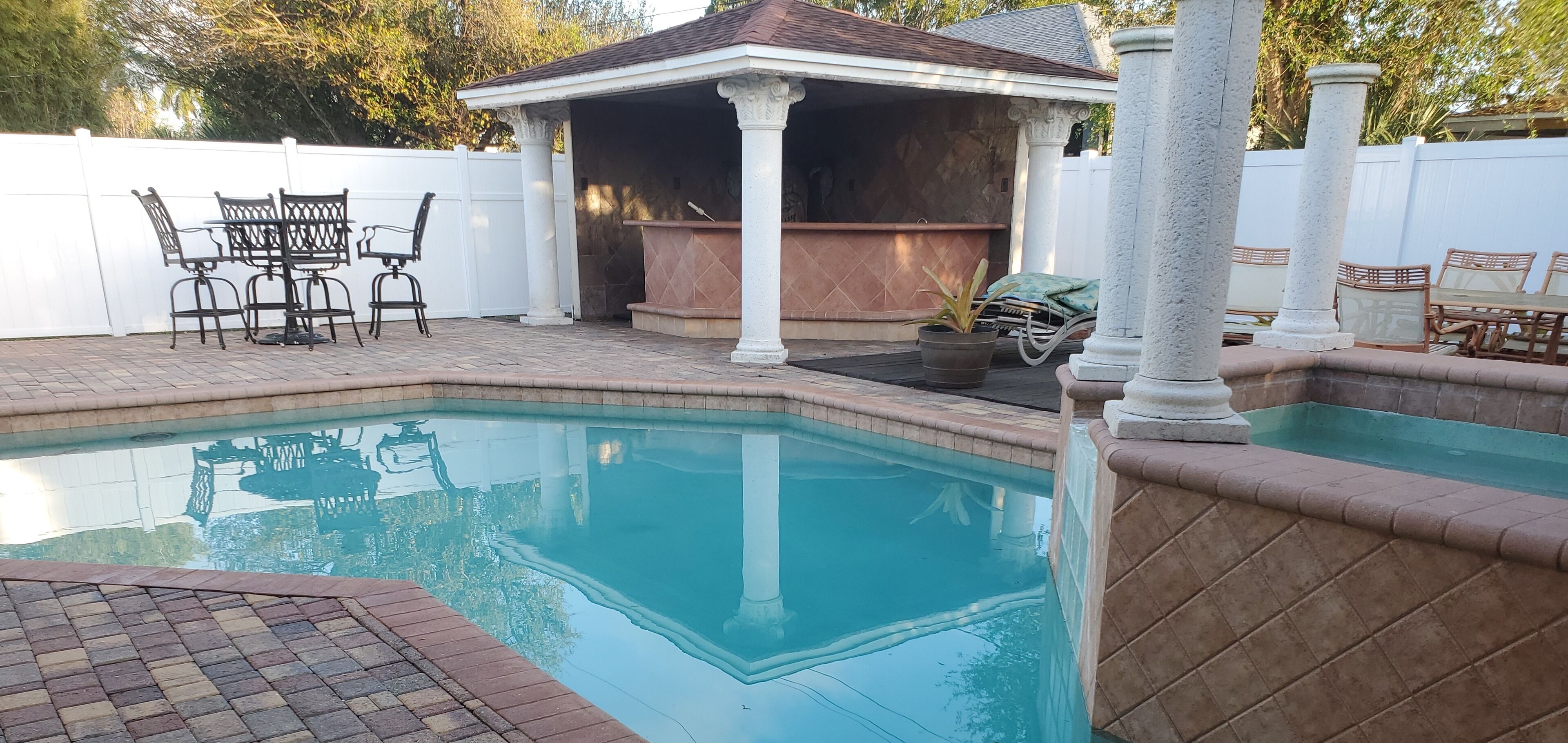 Alberca al aire libre 