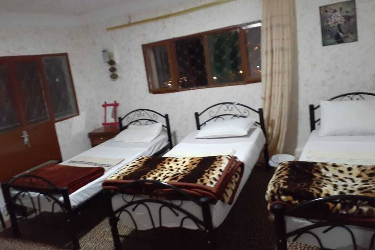 Blackout curtains, soundproofing, iron/ironing board (on request)