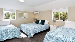 5 habitaciones, tabla de planchar con plancha y wifi gratis 