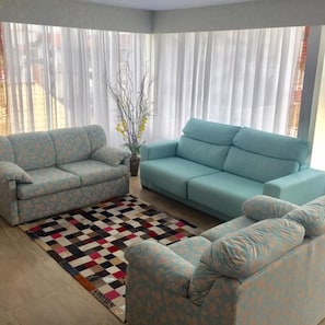 Sala de estar en el lobby