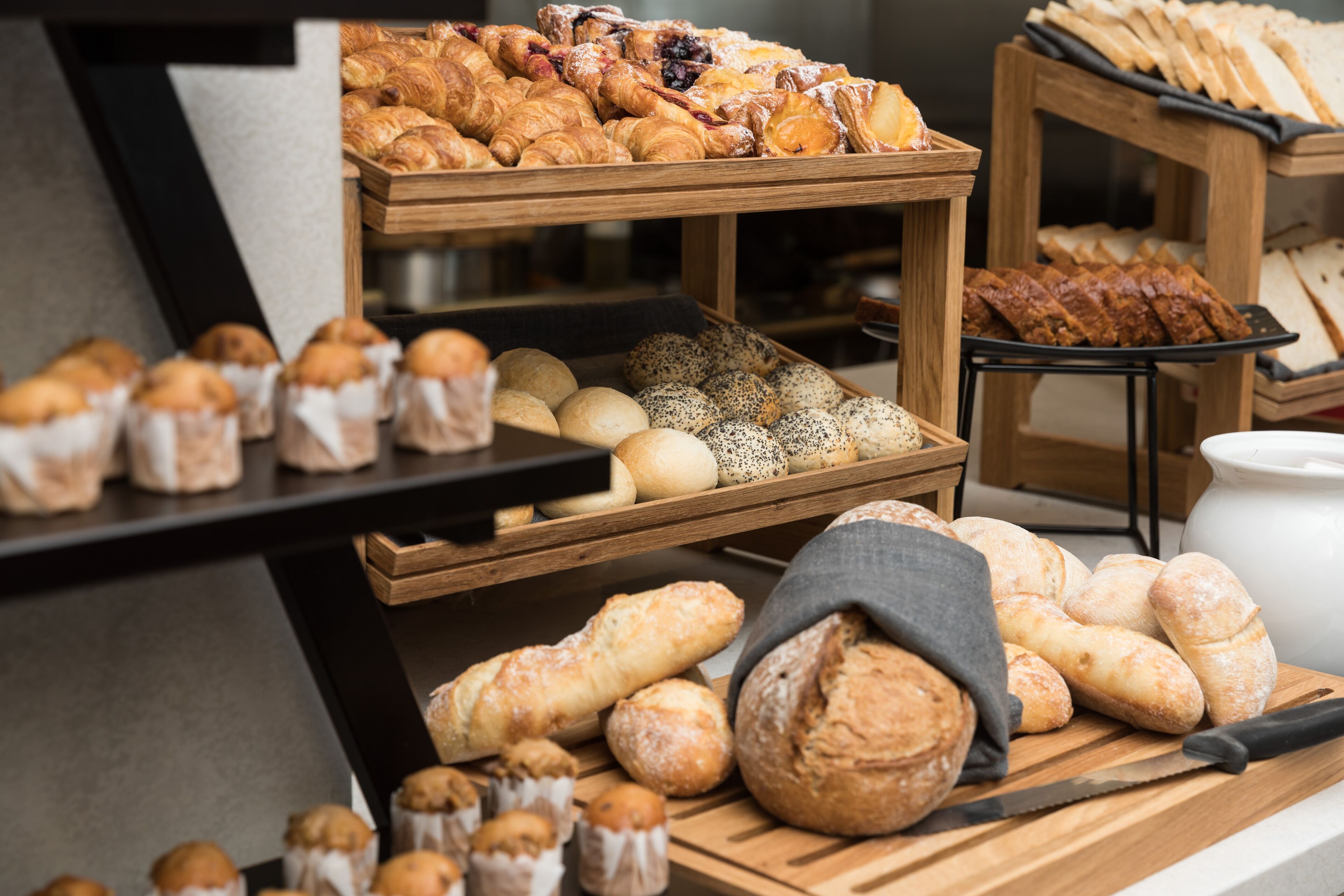 daily buffet breakfast (aud 38 per person)