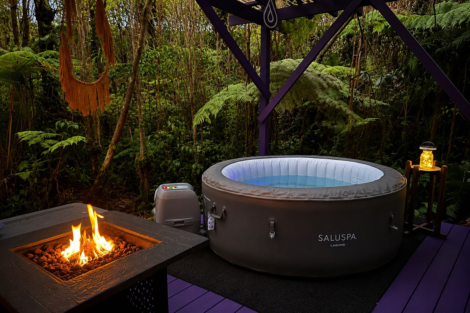 Bain à remous extérieur