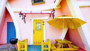 Maisonette, Whirlpool (Yellow) | Terrasse/Patio