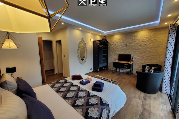 Deluxe dubbelrum | SÀngtillbehör av högsta kvalitet och Select Comfort-madrasser