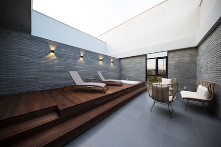 Terraza o patio. Brown Dot Hotel - Jangsaengpo