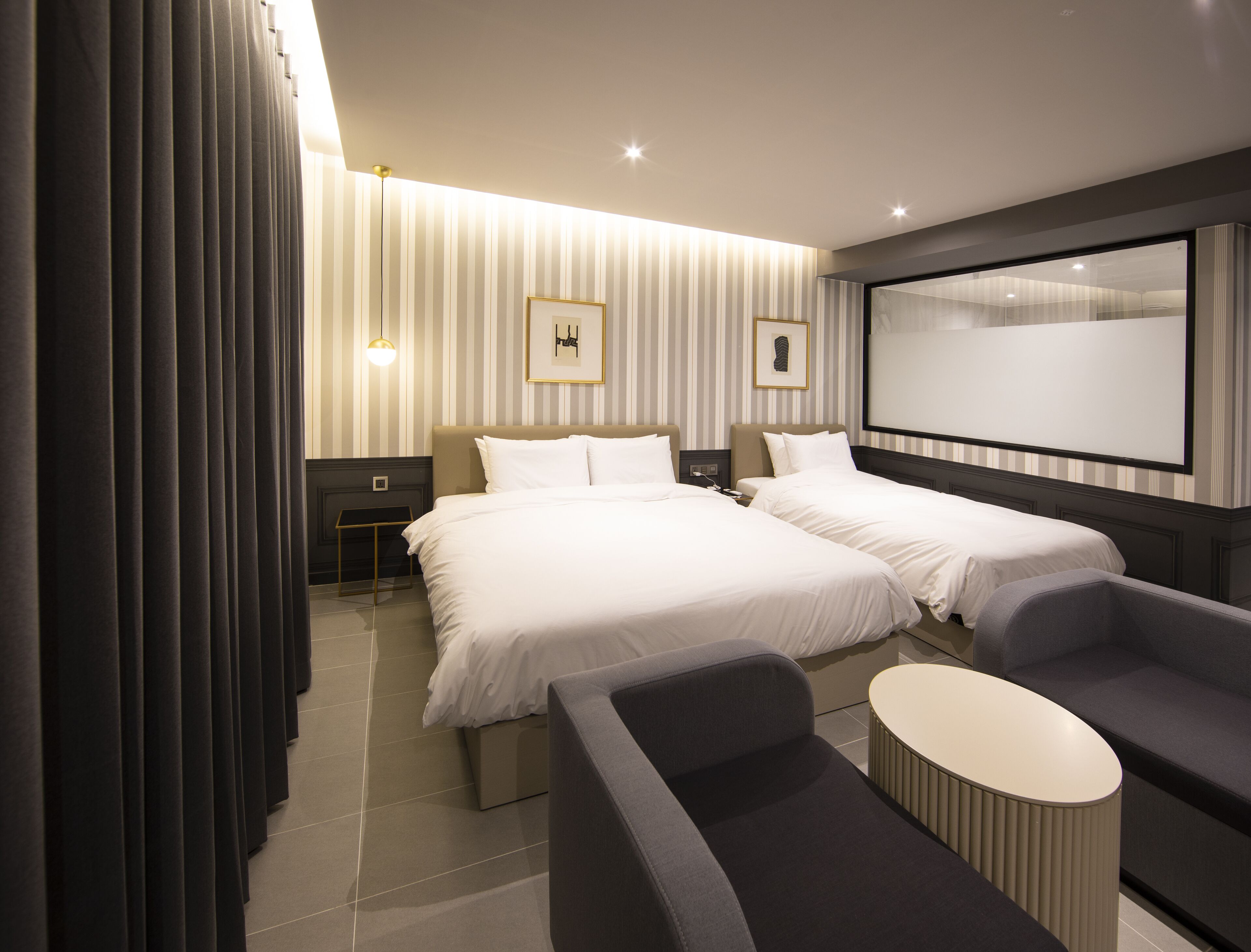 deluxe family twin, ocean view | soundproofing, free wifi