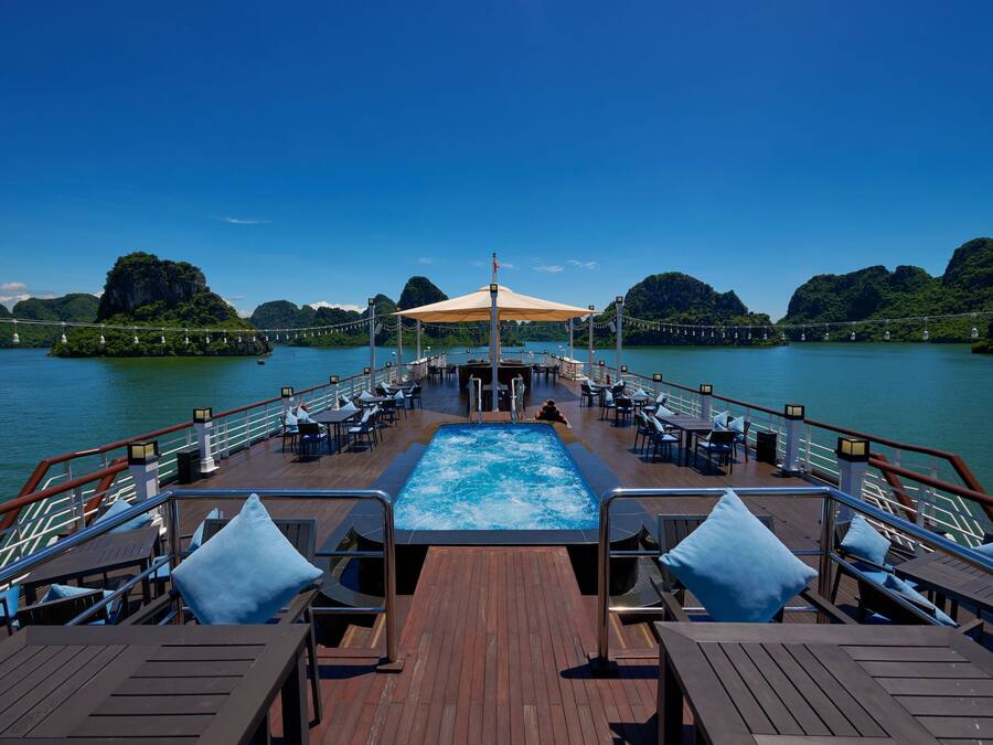 Rooftop pool