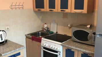 Apartment | Eigene Küche | Großer Kühlschrank, Mikrowelle, Ofen, Herdplatte
