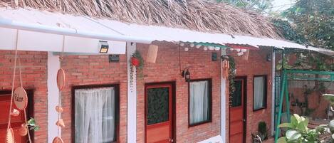 Façade de l’hébergement