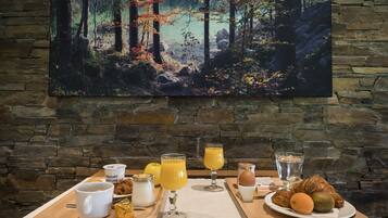 Daily buffet breakfast (EUR 13 per person)