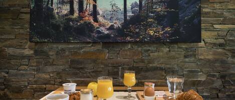 Daily buffet breakfast (EUR 13 per person)
