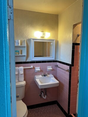 Shower, towels, soap, shampoo - ❤️FRIENDLY & CLEAN BOUTIQUE MOTEL 1❤️ (Edgewater)