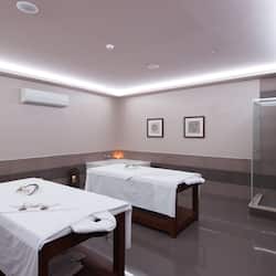 Hot tub, steam room, body treatments, aromatherapy, hot stone massages