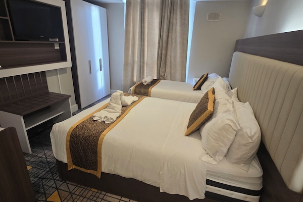 Free WiFi, bed sheets