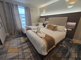 Free WiFi, bed sheets