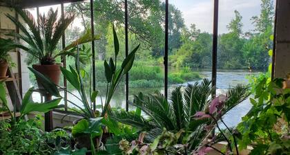 Gîte in a mill on the Dronne in the Dordogne. Direct access to the river