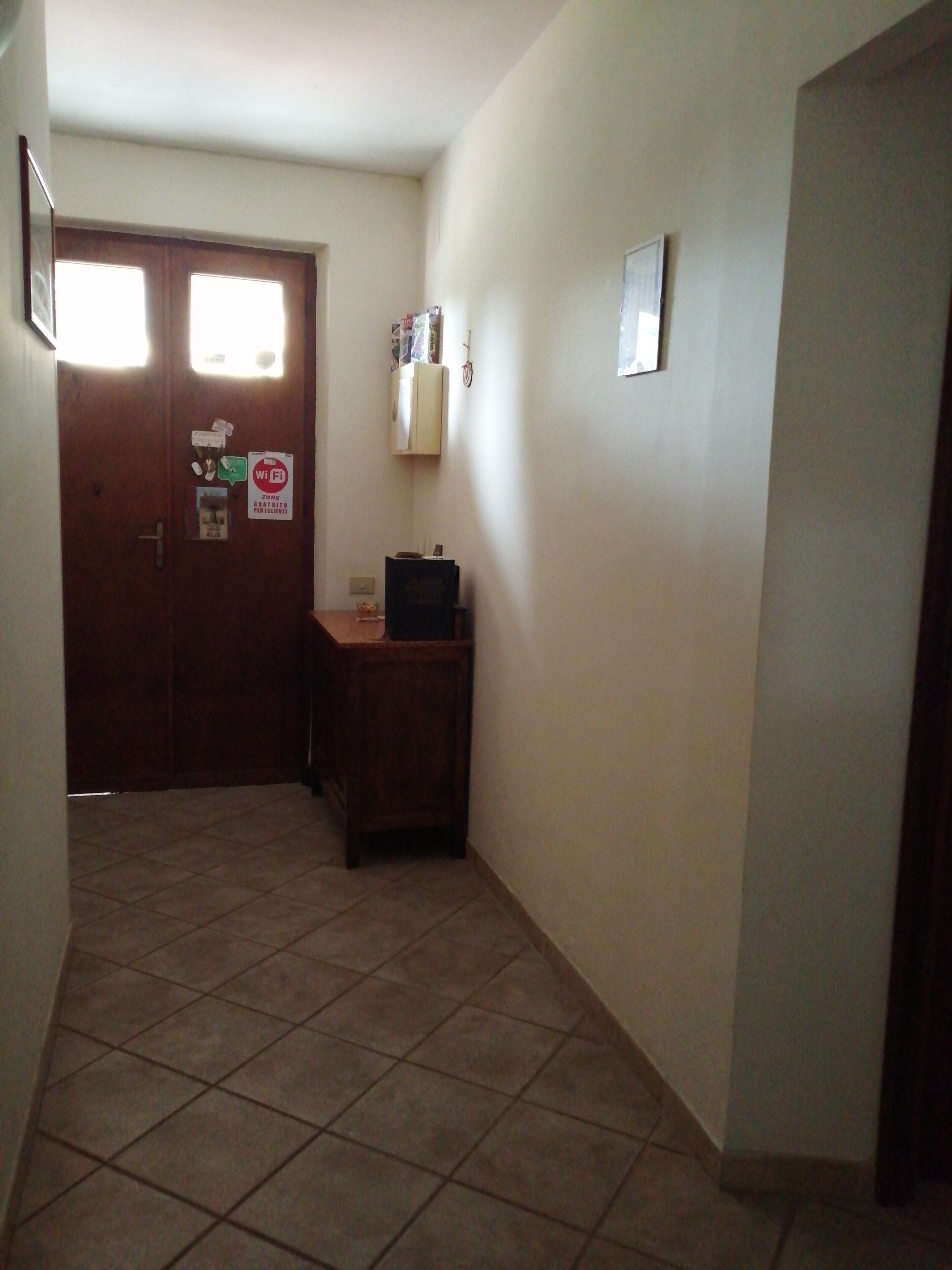Interior entrance