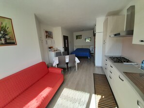 家庭开间, 厨房, 花园 | 羽绒被、遮光窗帘、免费婴儿床、旅行婴儿床