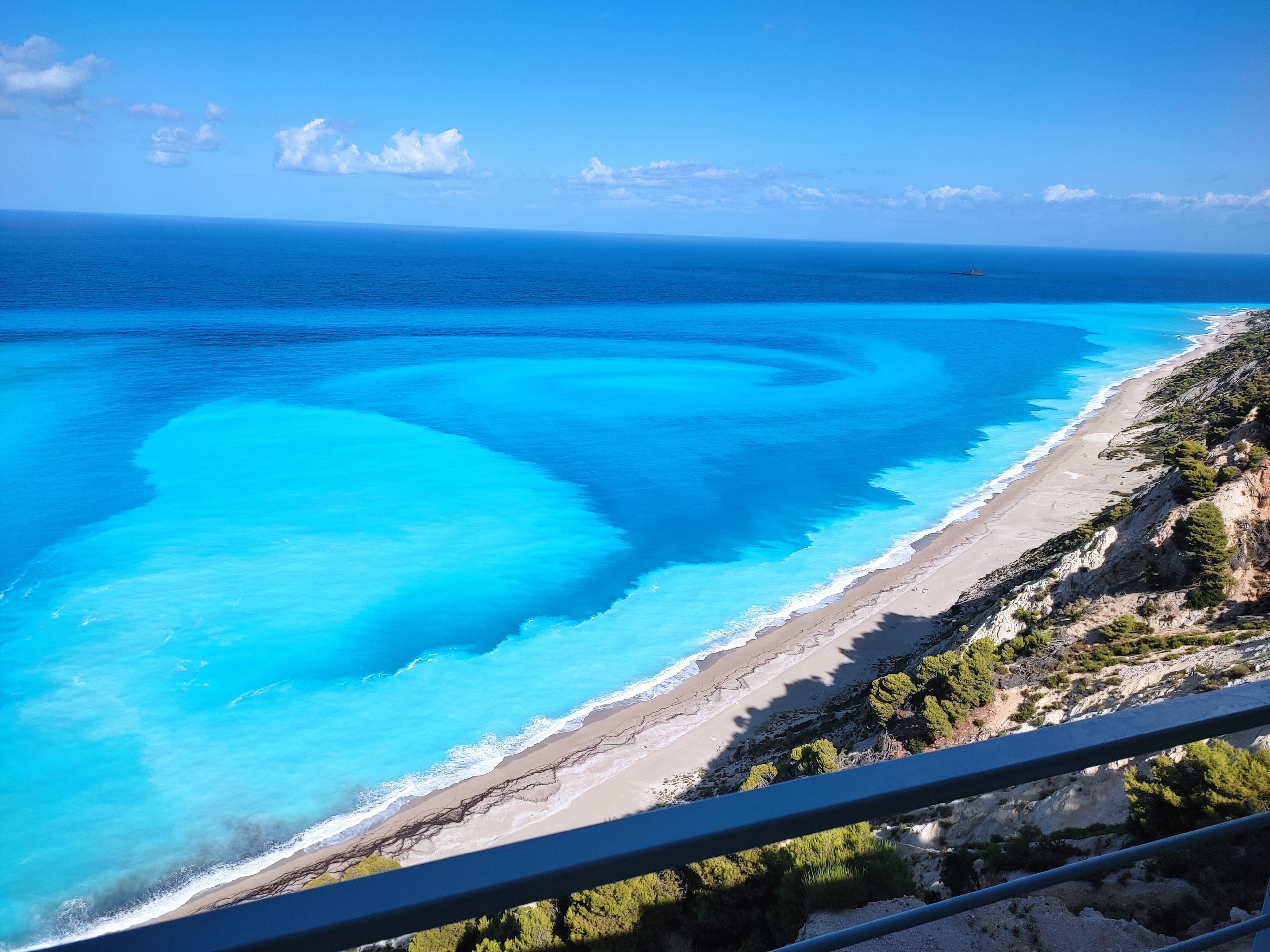 Vue sur la plage ou l’océan