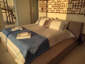 皇家別墅 | 埃及棉床單、高級寢具、記憶床墊、客房內保險箱