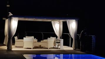 Front of property – evening/night