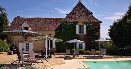 House and gite with heated private pool