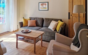 Télévision, cheminée, chaîne hi-fi