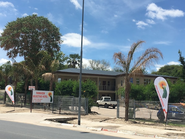 Entrada de la propiedad