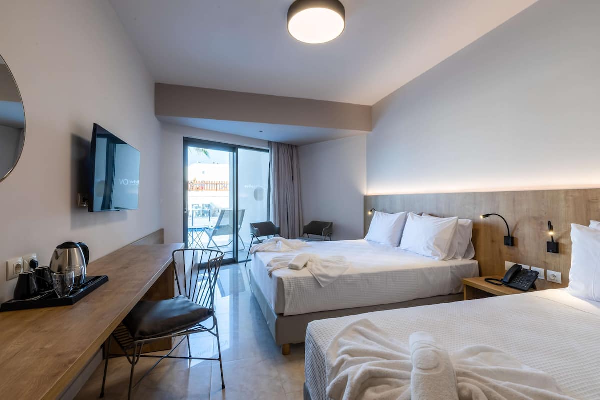 1 habitación, ropa de cama hipoalergénica y minibar