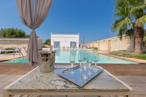 Comfort House, 4 Bedrooms | Terrace/patio - 1695 Villa Albarosa by Perle di Puglia (Ruffano)