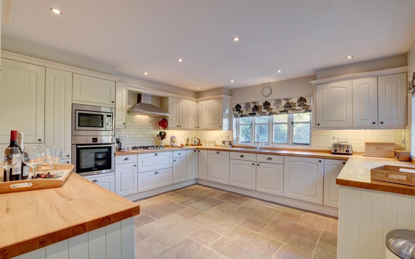 Microwave, oven, dishwasher, toaster