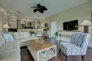 Condo, Multiple Beds (Our House at the Beach Lakeside) | Living room - Our House at the Beach Lakeside (Siesta Key)