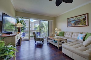 Condo, Multiple Beds (Our House at the Beach Lakeside) | Living room - Our House at the Beach Lakeside (Siesta Key)