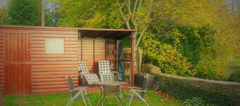Penybont Barn a cosy riverside barn conversion in Llangorse, the Brecon Beacons