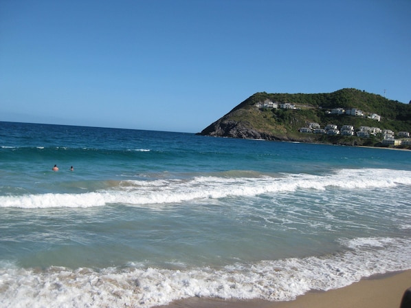 På stranden, badehåndklæder