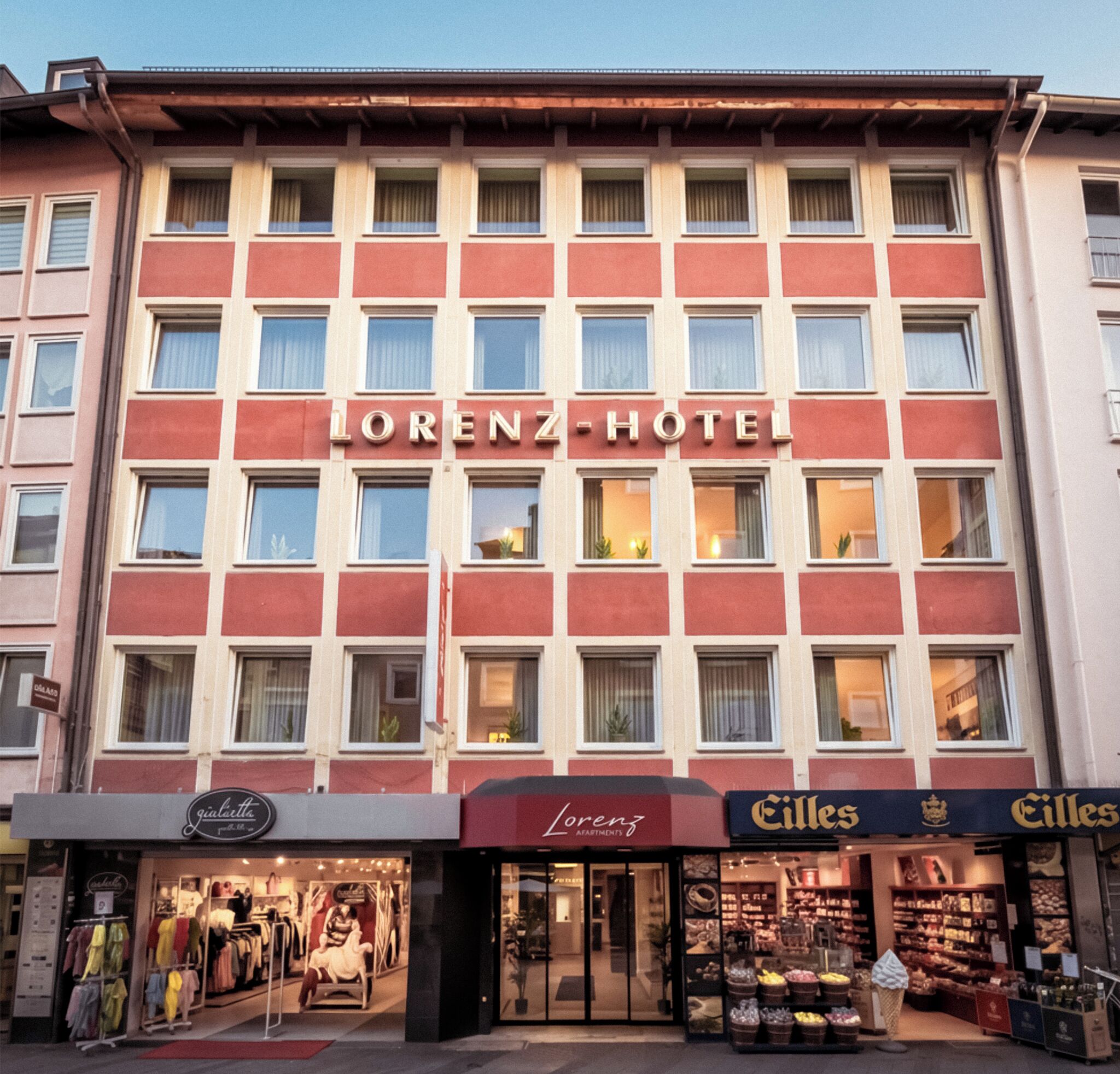 Fassade der Unterkunft