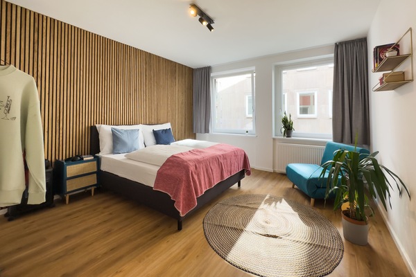 Design Apartment | Premium bedding, down comforters, individually decorated